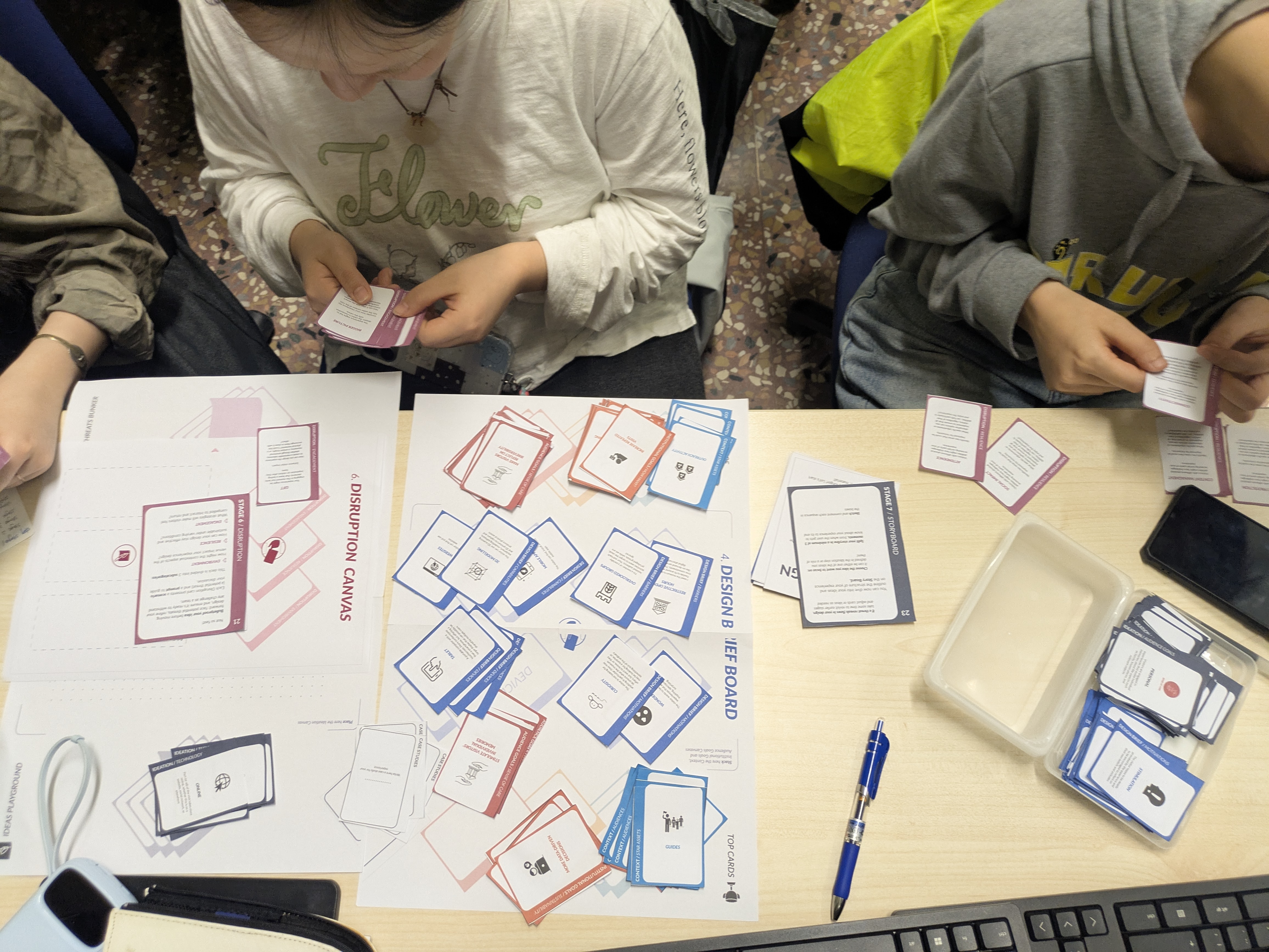 Interaction Media Design testing session, University of Bologna, 2025